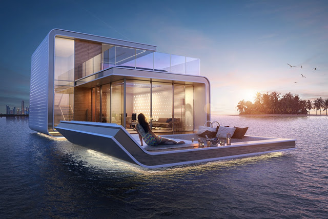 Dự án phức hợp biệt thự nổi trên biển (Seahouse) ở Dubai