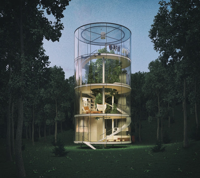 Ý tưởng “ngôi nhà thông” ở Kazakhstan