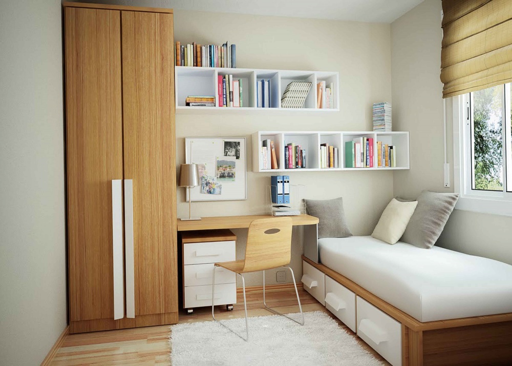Ảnh: Giải pháp thiết kế nội thất cho phòng ngủ diện tích nhỏ 10