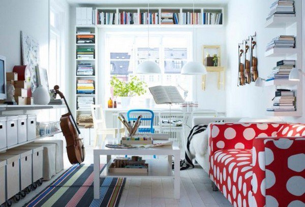 20 ý tưởng nội thất cho phòng khách nhỏ hẹp 10