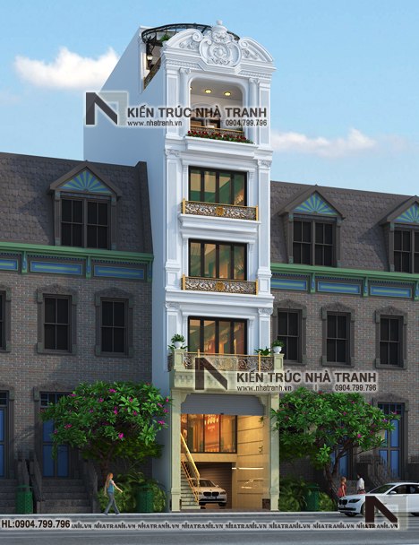 Ảnh: Công trình nhà lô một mặt tiền - Mẫu thiết kế nhà ở kết hợp kinh doanh ở Thanh Trì  - Hà  Nội