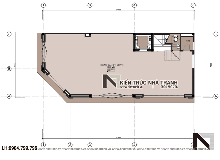 Ảnh: Mặt bằng quy hoạch tổng thể mẫu thiết kế nhà lô góc 2 3 mặt tiền 4 tầng có thang máy kiến trúc Pháp để ở kết hợp kinh doanh NT-L3691