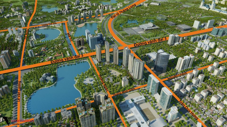 sơ đồ vị trí dự án vinhomes d'capitale Trần Duy Hưng