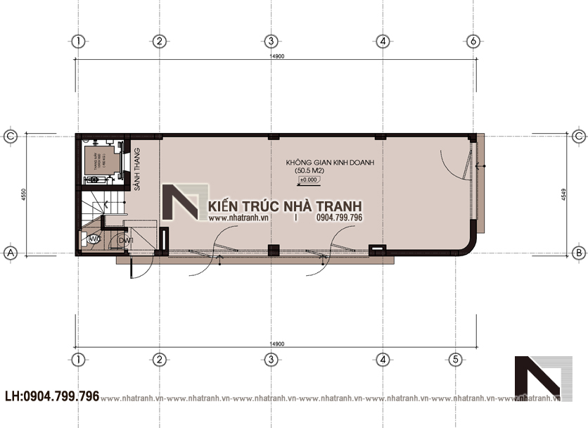 Mẫu Thiết Kế Nhà Lô Góc Hiện Đại 2 Mặt Tiền 8 Tầng Có Thang Máy